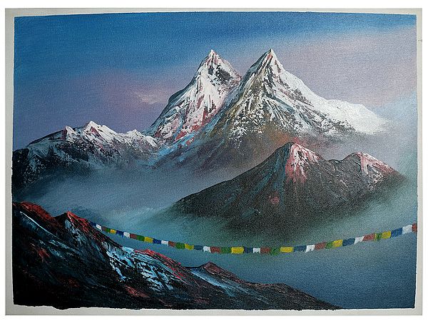 Mountain Manaslu | Oil Painting