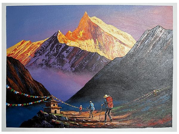 Manaslu Mountain | Oil Painting