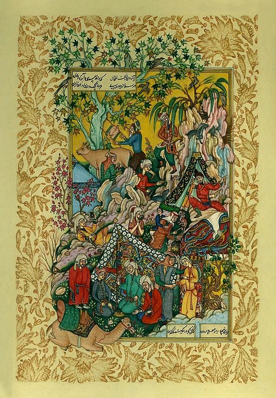Majnun's First Glimpse of the Fair Laila