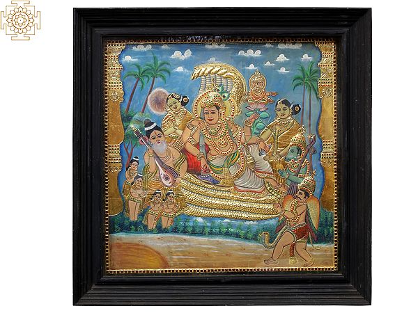 Shri Padmanabha Swamy | Traditional Colors With 24K Gold