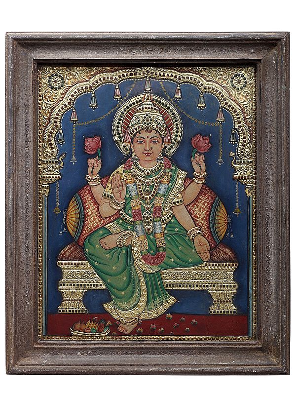 Devi Lakshmi | Traditional Colors With 24K Gold