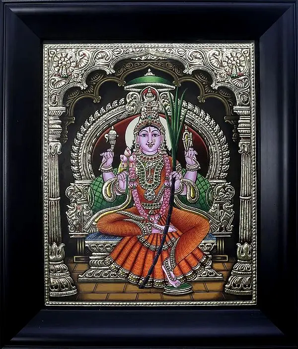 Goddess Rajarajeshwari  (Framed)