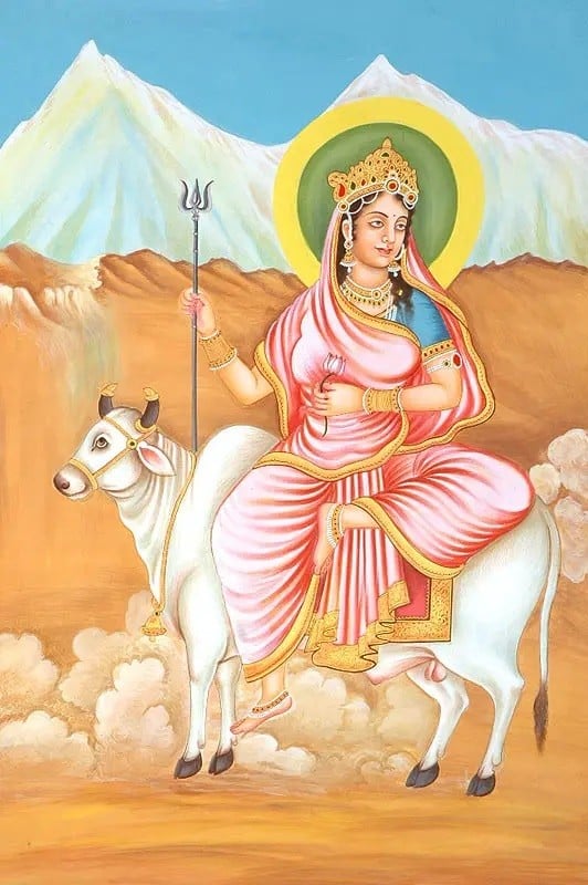 Navadurga - The Nine Forms of Goddess Durga - SHAILAPUTRI (The First)