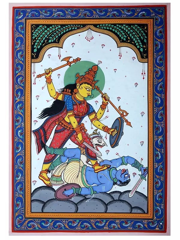 Goddess Durga Pattachitra