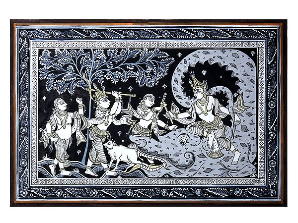 Krishna Killing The Demon Aghasura