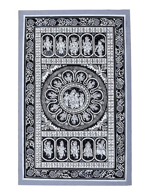 Radha-Krishna with Gopis | Dashavatara of Lord Vishnu