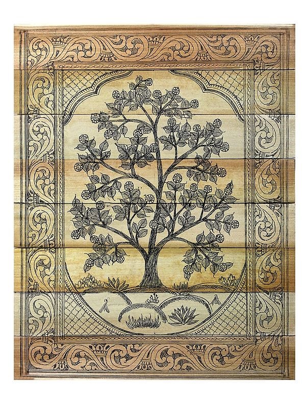 Tree Series 73 | Patta Painting from Odisha