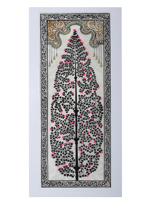 Decorative Tree Series 25 | Patt Painting from Odisha