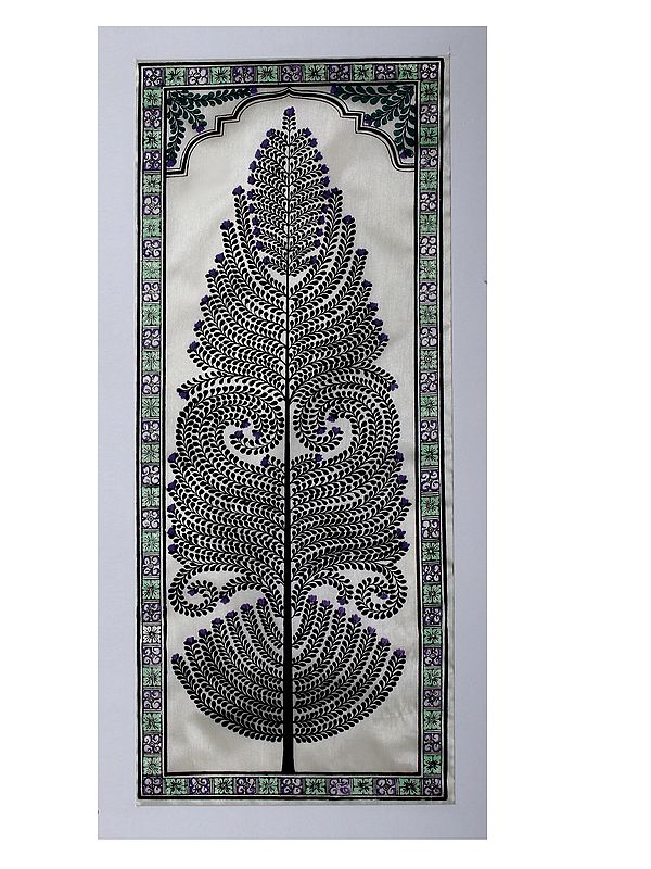 Decorative Tree Series 36 | Paata Painting from Odisha