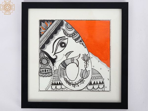 Madhubani Ganesha | 300 gsm paper