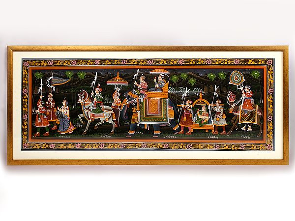 Maharaja Painting | Acrylic on cloth