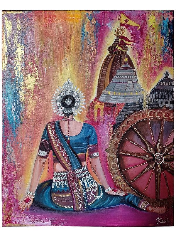 Sacred Odisha | Acrylic On Canvas | By Khushi Sahani