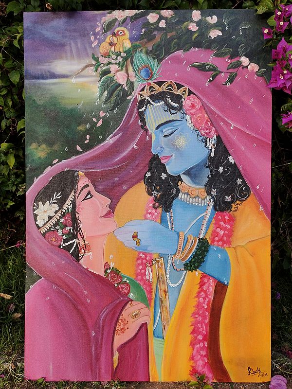 Eternal Caring Bond | Acrylic On Canvas | By Khushi Sahani