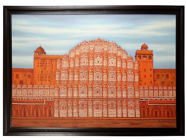 Hawa Mahal | Without Frame | Oil Painting on Canvas