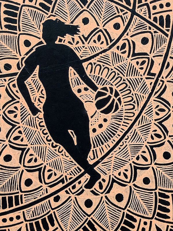 Basketball Mandala Painting Exotic India Art