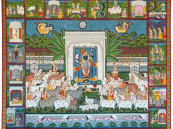Shrinathji Gopashtami Pichhwai Painting
