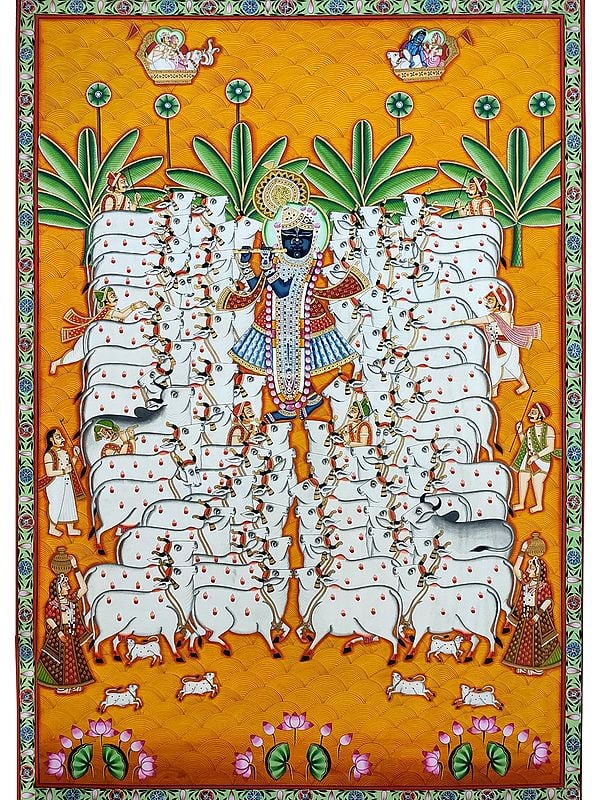 Gopashtami | Festival of Cows Pichhwai Artwork
