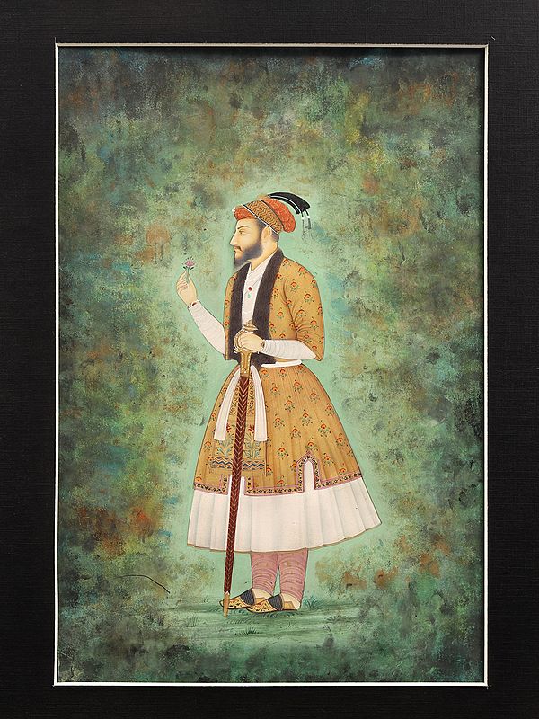 Shah Jahan Painting | Watercolor on Paper