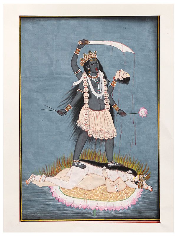 Mahavidya Tantric Goddess Tara Painting | Watercolor on Paper