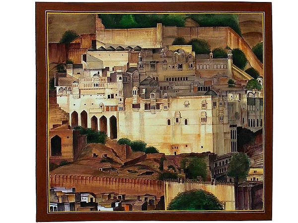 Amer Fort Painting | Oil Painting by Jagriti Sharma