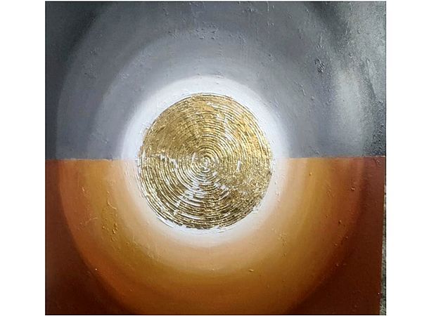 Textured Acrylic Painting On Canvas by Anjali