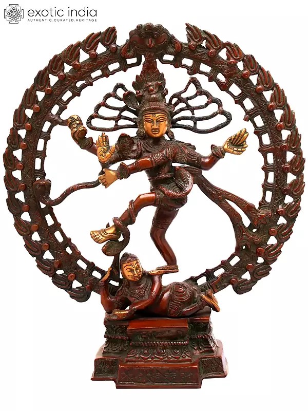 Nataraja Triumphs Over Ignorance | Handmade Brass Statue | Made in India