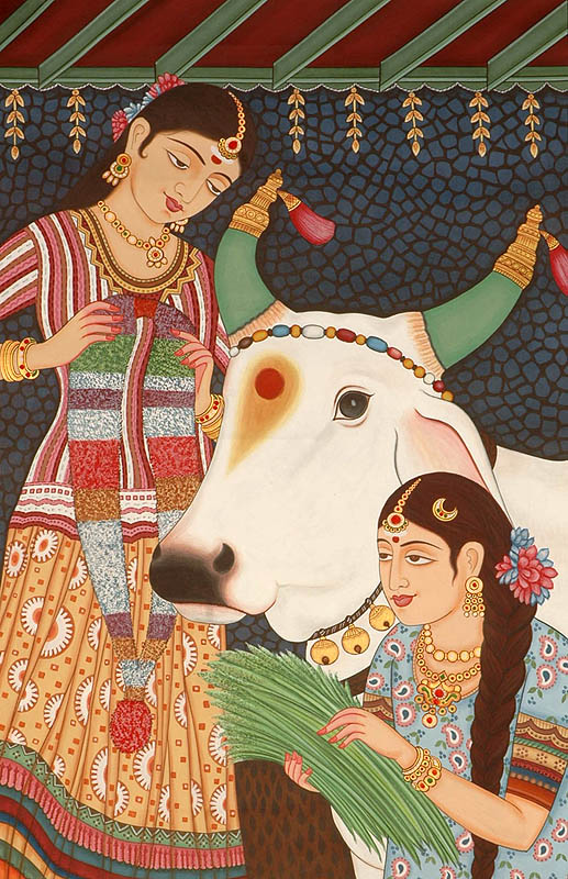 Adoration of Mother Cow