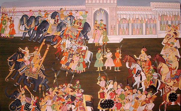 Aurangzeb's Marriage Procession