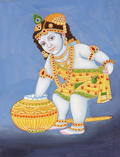 Baby Krishna the Butter Thief
