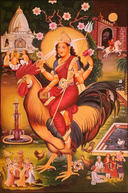 Bahucharji - The Goddess Who Rides a Hen