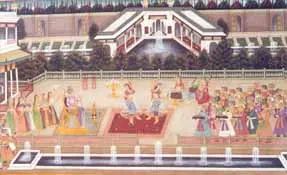Dancing Court Scene