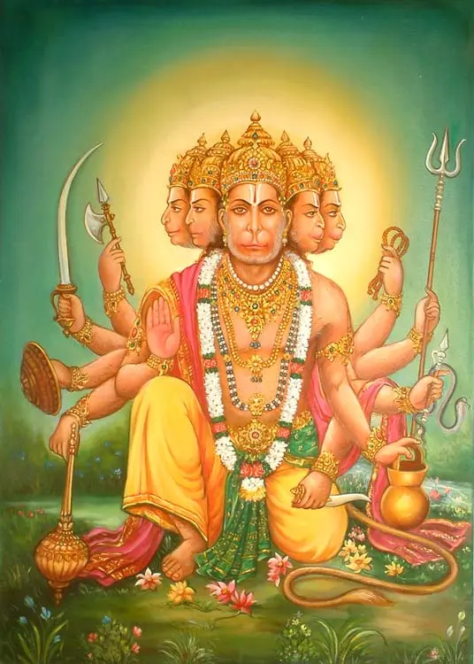 Five-Headed Hanuman