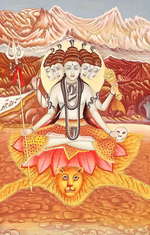 Five-headed Sadashiva