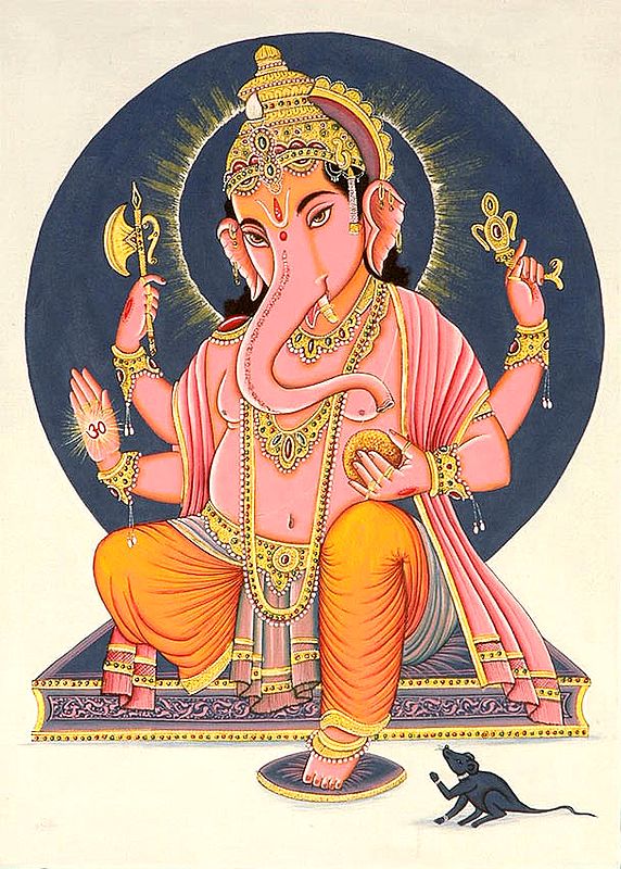 Four-Armed Blessing Ganesha