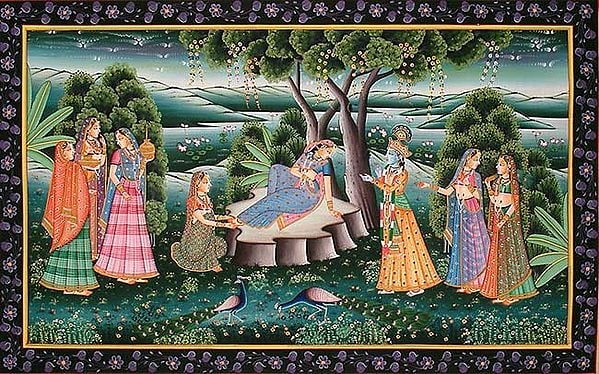 In the Garden of Love with Krishna