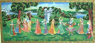 Krishna with Gopikas