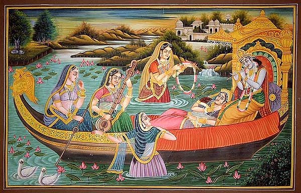 Krishna with Gopikas