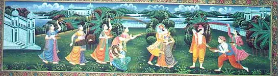 Krishna with Gopikas