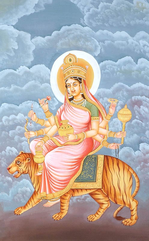 Navadurga - The Nine Forms of Goddess Durga - KUSHMANDA (The Fourth)