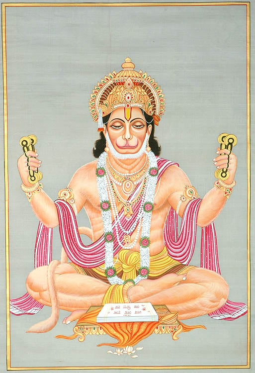 Lord Hanuman Sings the Glories of His Beloved Lord Rama
