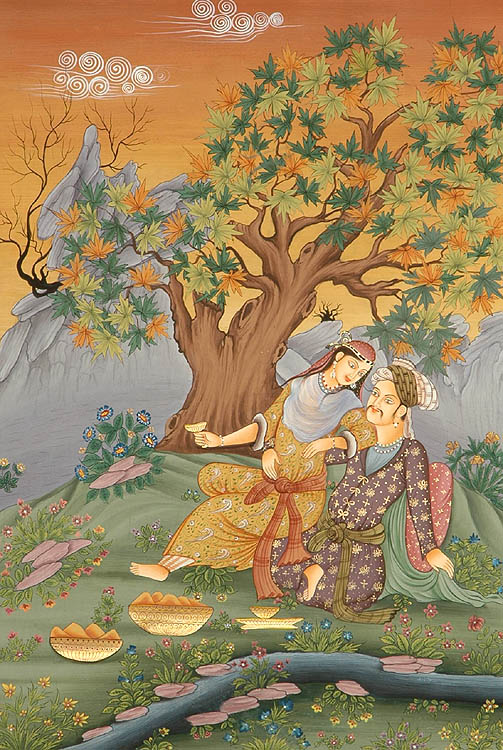 Lovers in a Persian Landscape