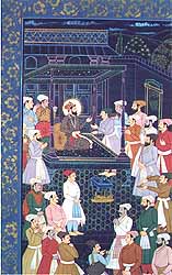 Mughal Court Scene
