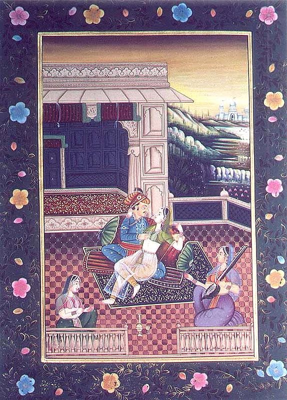 Mughal Love scene