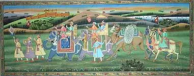 Mughal Procession