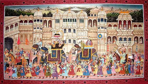 Mughal Procession