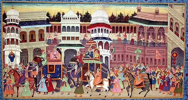 Mughal Procession