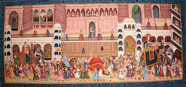 Mughal Procession