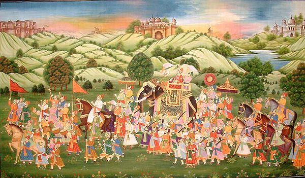Mughal Procession