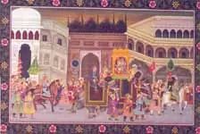 Mughal Procession