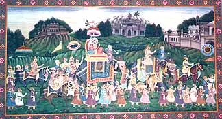 Mughal Procession